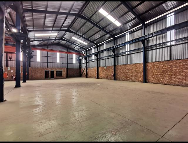 1,600M² FACTORY TO LET IN GERMISTON INDUSTRIAL